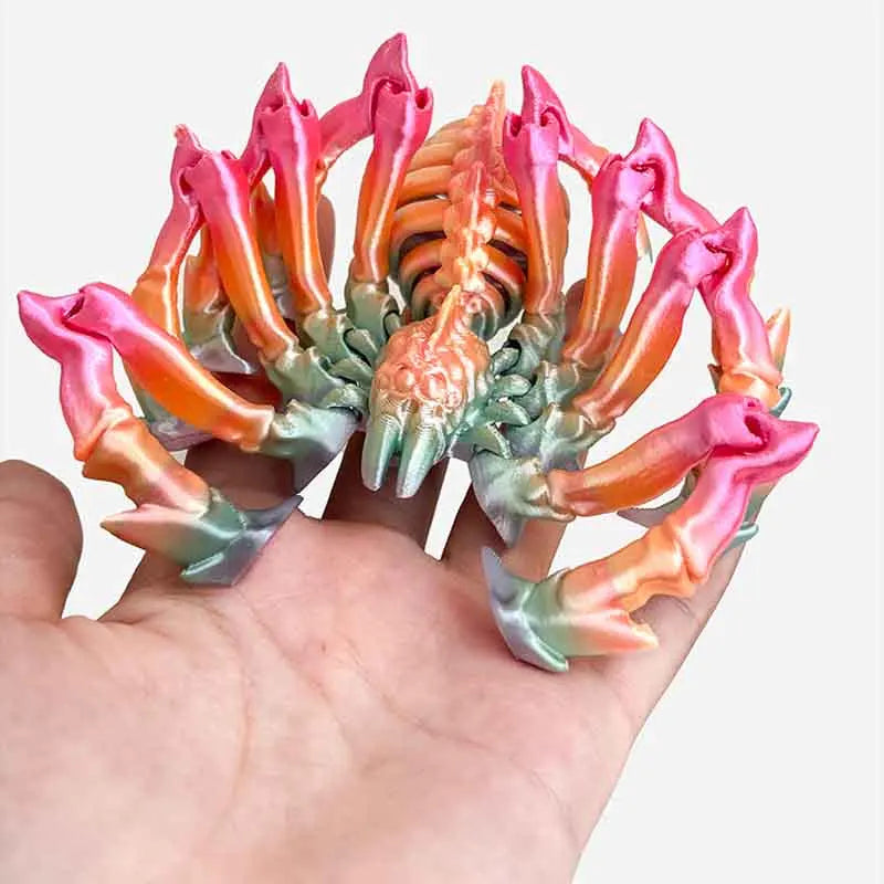 3D Printed Spider Simulation Toy elasticity Contracted Movable Joints Creative Model Desktop Decoration Ornaments Gift