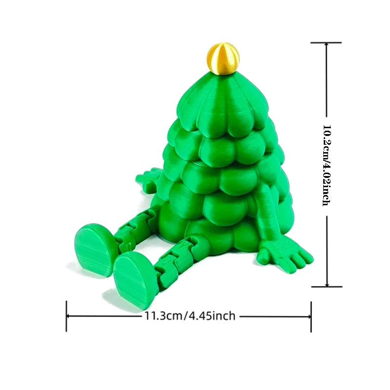 3D Printing Christmas Tree Storage Box Ornament Desktop Ornament 3d Printed Animals Home Office Printed Figures Christmas Gifts