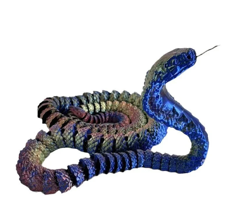 3D Printed Snake Fidget Toys, Flexible Joints, Executive Desk Toys, Home Office Decor, Perfect Gifts for Kids