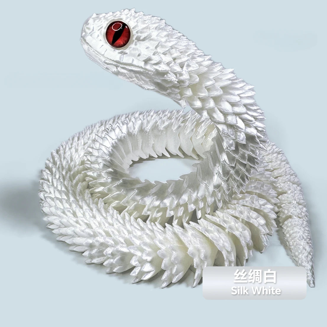 3D Printed Snake Movable Joint Simulation Snake Figurine Creative Home Office Desktop Ornament 2025 New Year Gifts Crafts Gift