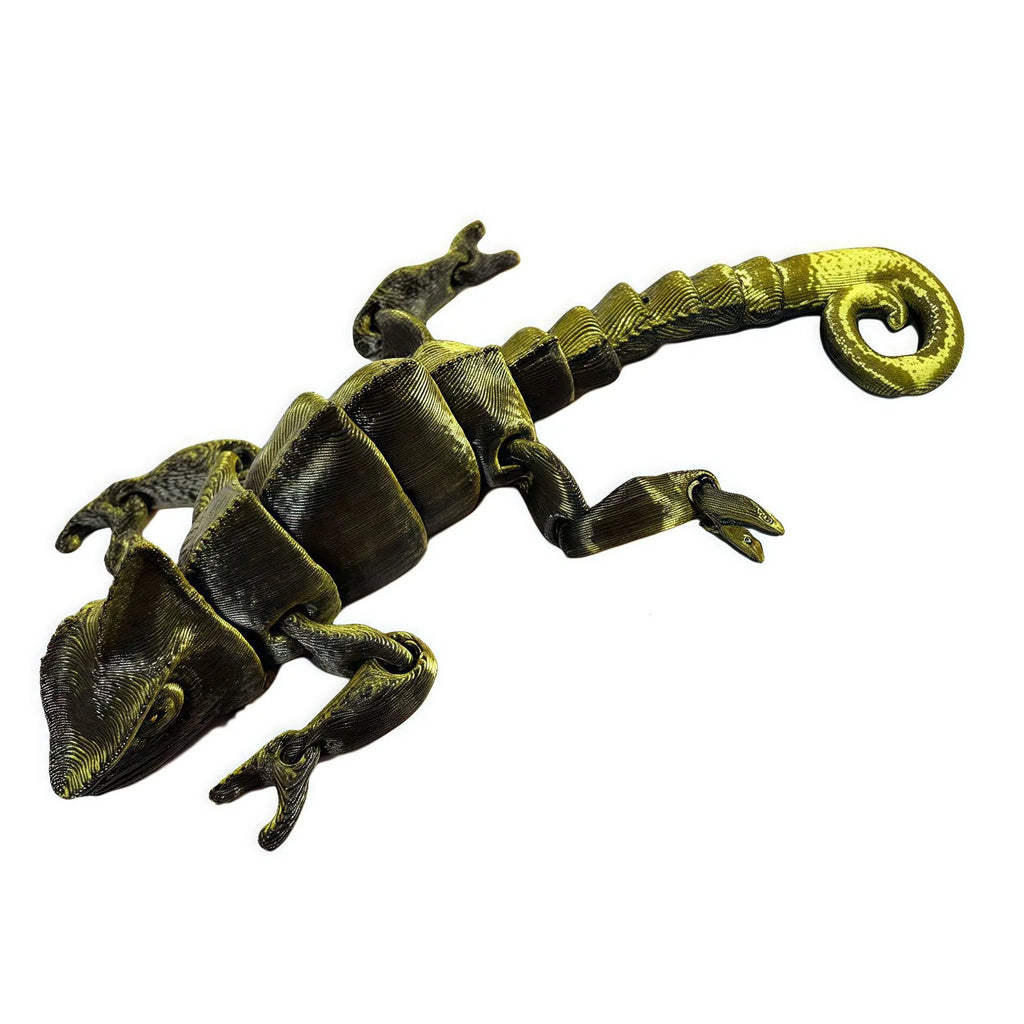 3D Printed Chameleon Tabletop Ornaments, Creative Toys, Animal Ornaments for Home Decoration
