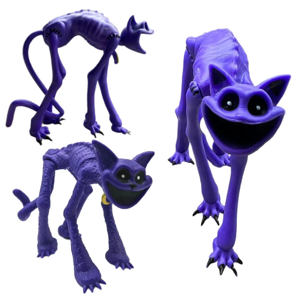 Smiling Critters Series Figures Catnap Figure Terror Monster Cat Figurine Pvc Models Game Ornament Collectible Toys Gift