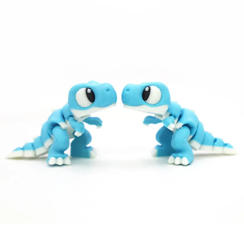 3D Printed Ice Dragon Egg Tyrannosaurus Rex Joint Movable Handicraft Ornaments, Gifts, Figurines, Animal Models, Home Decoration