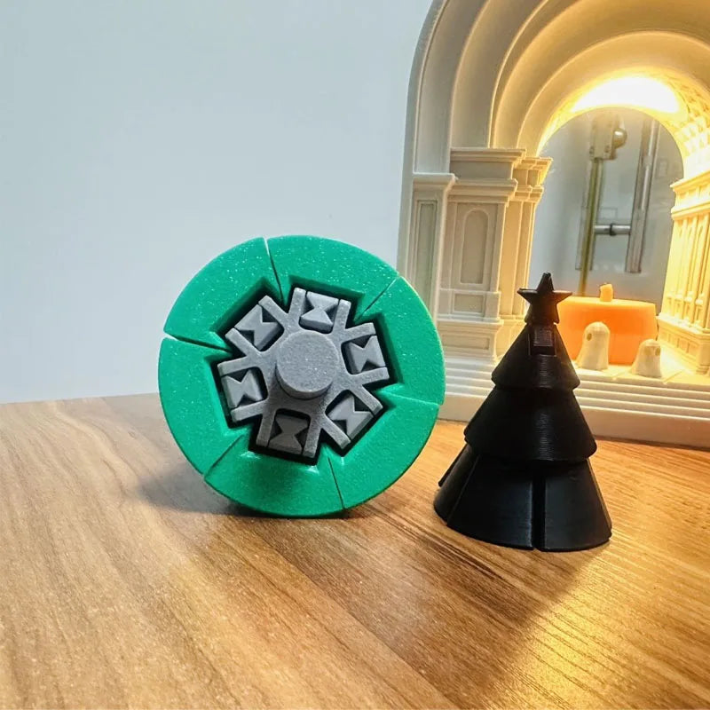 3D Printed Transformable Christmas tree Halloween Desktop Ornament 3d Printed Animals living room Home Office Christmas Gifts