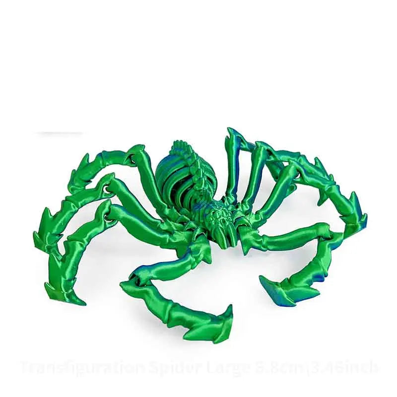 3D Printed Spider Simulation Toy elasticity Contracted Movable Joints Creative Model Desktop Decoration Ornaments Gift