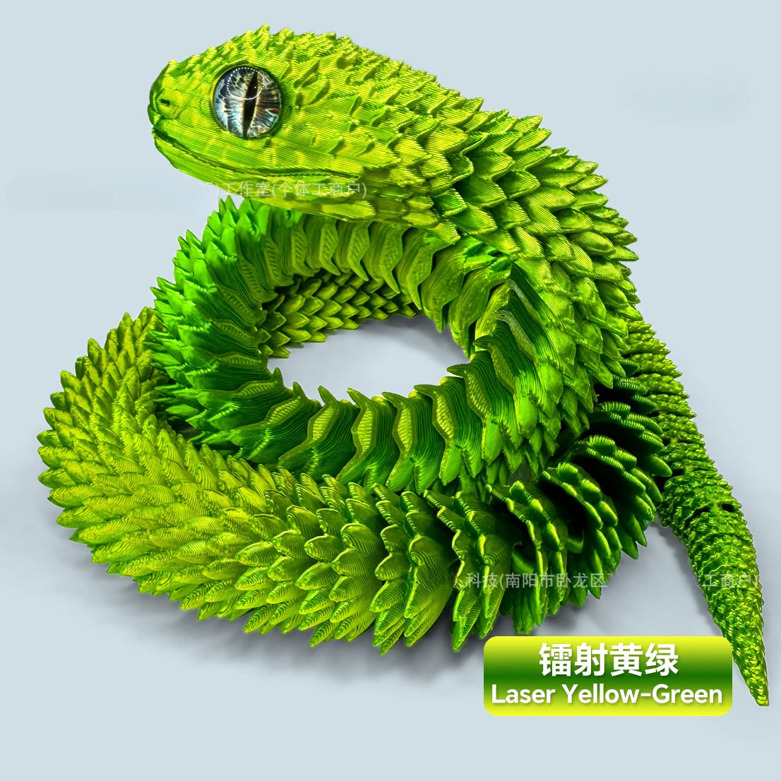 3D Printed Snake Movable Joint Simulation Snake Figurine Creative Home Office Desktop Ornament 2025 New Year Gifts Crafts Gift