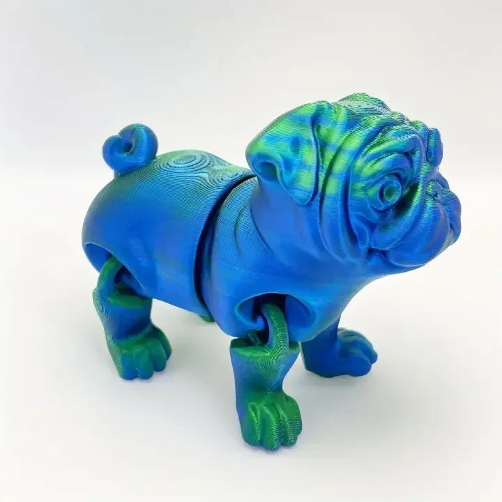 3D Printed Kyoba Dog Trendy Figurines, Internet-famous Stress-relieving Toys, Decorative Items, Ornaments &Gifts Christmas Gifts