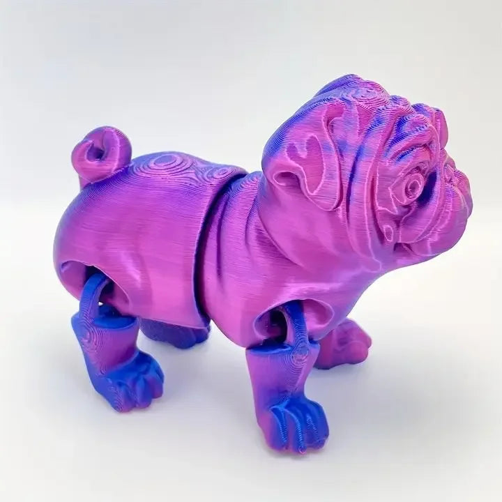 3D Printed Kyoba Dog Trendy Figurines, Internet-famous Stress-relieving Toys, Decorative Items, Ornaments &Gifts Christmas Gifts