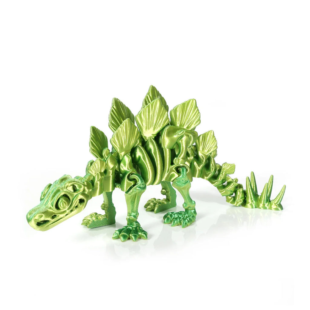 3D Printed Dinosaur Stegosaurus Joints Can Move Freely Fidget Toy Realistic Dragon Statue Home Office Decoration