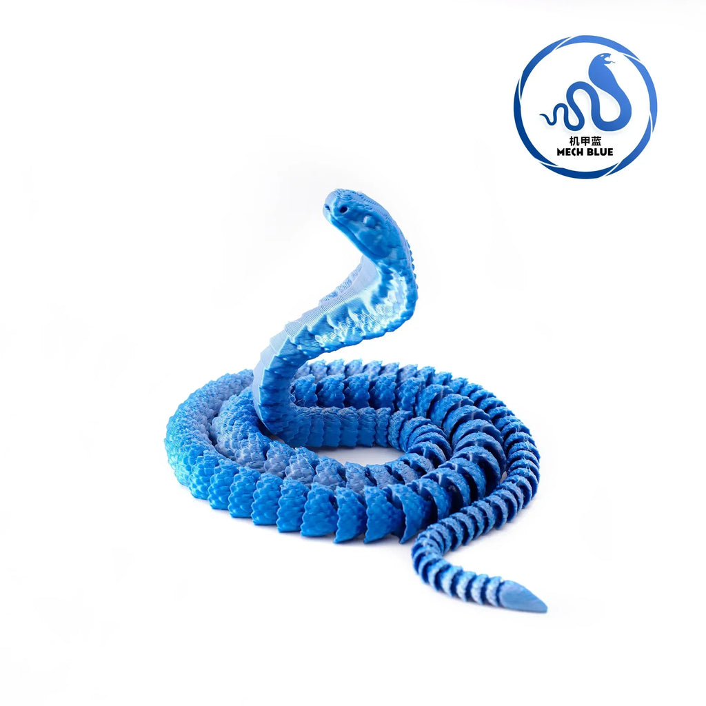 25cm 3D Printed Snake 3D Printed Figure Desk Accessories Toy for Kid 3D Printed Dragon Room Desktop Ornament Office Accessories