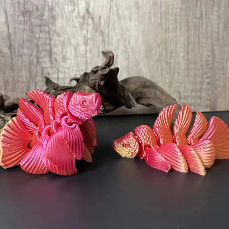 3D Printed goldfish Halloween Desktop Ornament 3d Printed Toy Animals living room Home Office Craft Printed Christmas Gifts