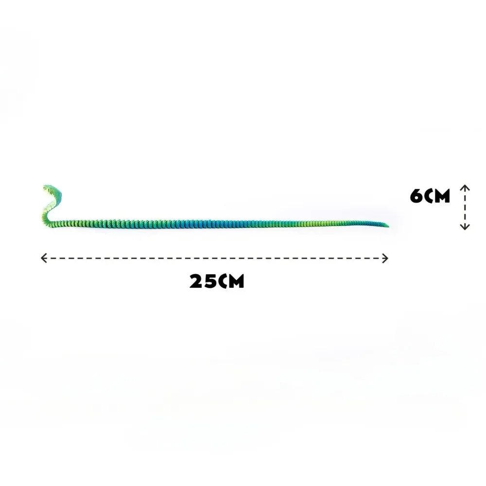 25cm 3D Printed Snake 3D Printed Figure Desk Accessories Toy for Kid 3D Printed Dragon Room Desktop Ornament Office Accessories