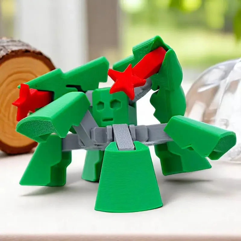 3D Printed Transformable Christmas tree Halloween Desktop Ornament 3d Printed Animals living room Home Office Christmas Gifts