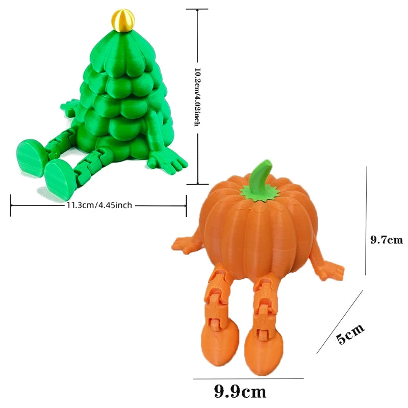 3D Printing Christmas Tree Storage Box Ornament Desktop Ornament 3d Printed Animals Home Office Printed Figures Christmas Gifts