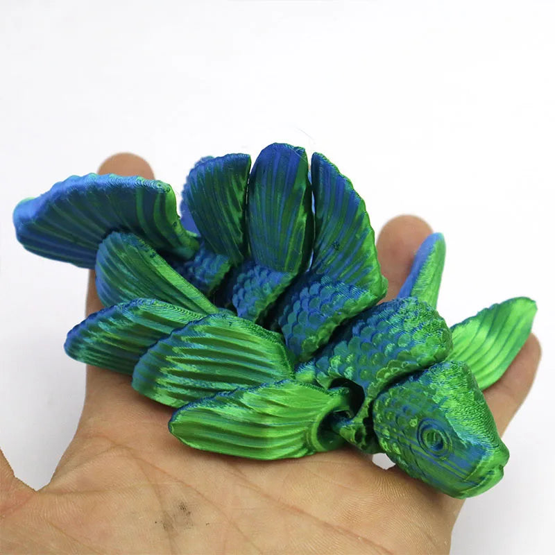 3D Printed goldfish Halloween Desktop Ornament 3d Printed Toy Animals living room Home Office Craft Printed Christmas Gifts