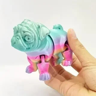 3D Printed Kyoba Dog Trendy Figurines, Internet-famous Stress-relieving Toys, Decorative Items, Ornaments &Gifts Christmas Gifts