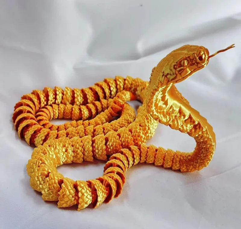 3D Printed Snake Fidget Toys, Flexible Joints, Executive Desk Toys, Home Office Decor, Perfect Gifts for Kids