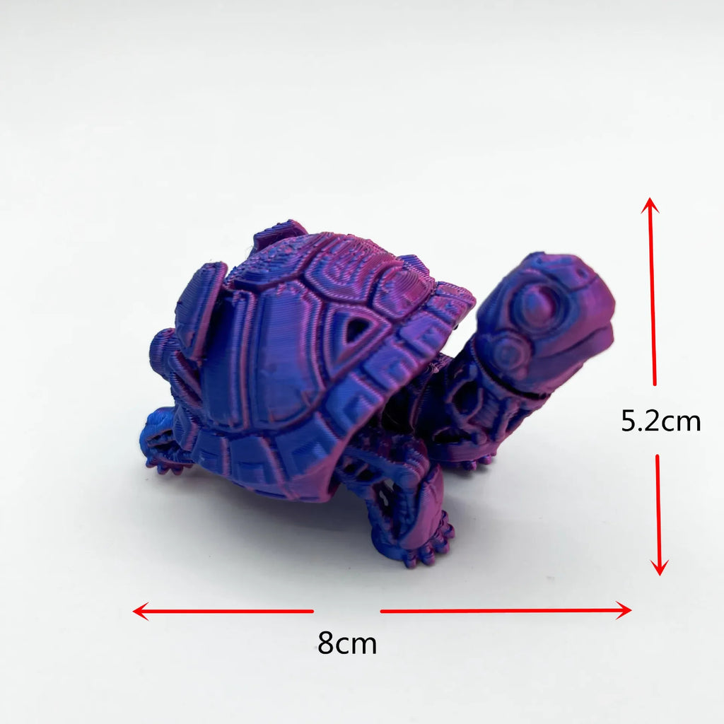 3d Printed Turtles Animal Toys Home Room Car Decorations Desktop Decorations And Free Movement Of Jointsmulti-Joint Movable