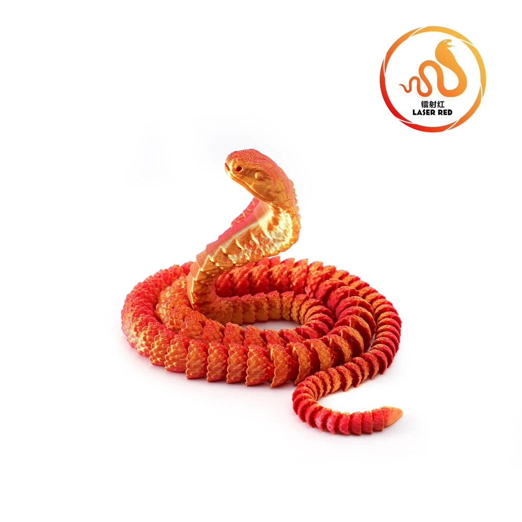 25cm 3D Printed Snake 3D Printed Figure Desk Accessories Toy for Kid 3D Printed Dragon Room Desktop Ornament Office Accessories
