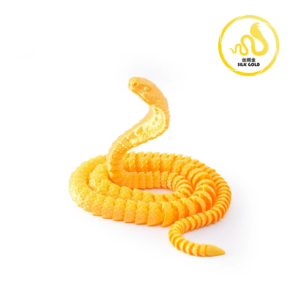 25cm 3D Printed Snake 3D Printed Figure Desk Accessories Toy for Kid 3D Printed Dragon Room Desktop Ornament Office Accessories