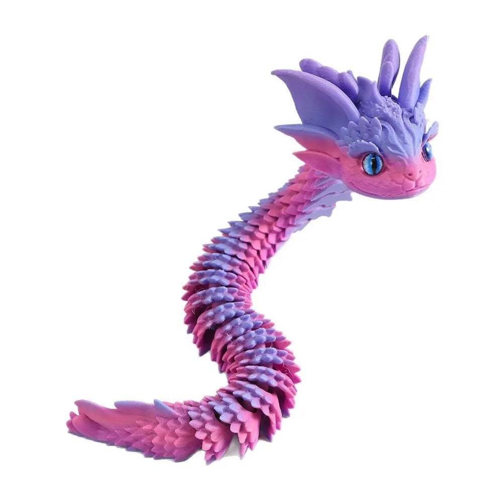 New 3D Printed Creative DIY Dragon Toys Cute & Adorable Decorative Items for Home Accessories Kids Gift Living Room Decoration