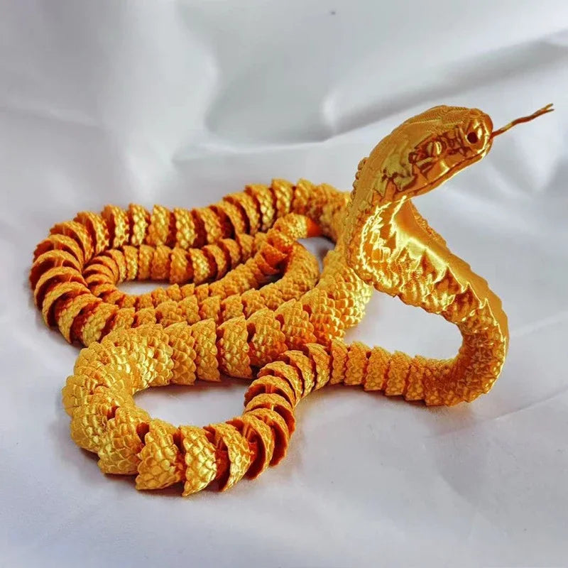 3D Printed Snake Fidget Toys, Flexible Joints, Executive Desk Toys, Home Office Decor, Perfect Gifts for Kids