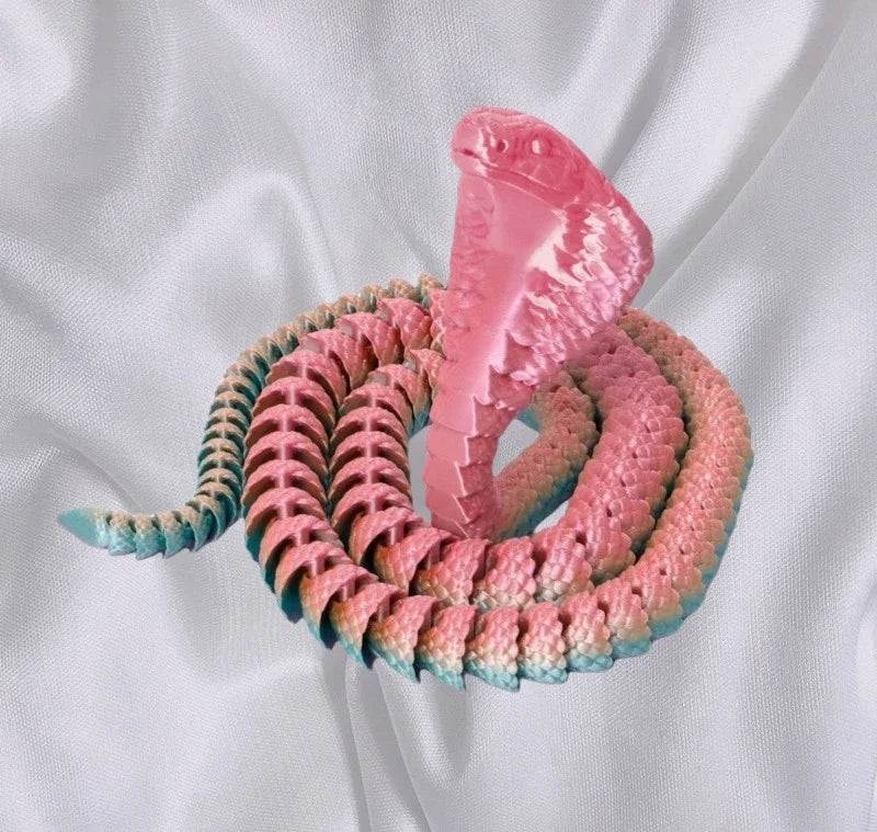 3D Printed Snake Fidget Toys, Flexible Joints, Executive Desk Toys, Home Office Decor, Perfect Gifts for Kids