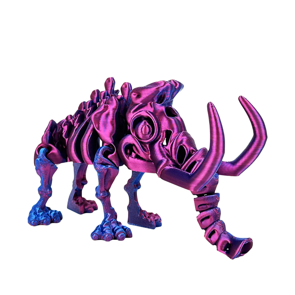 3D Printed Ornament Dinosaur Skeleton Mammoth Model Children's Toy Creative Birthday Gift