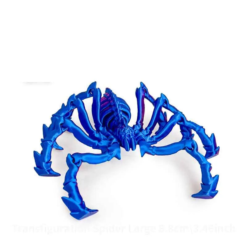 3D Printed Spider Simulation Toy elasticity Contracted Movable Joints Creative Model Desktop Decoration Ornaments Gift