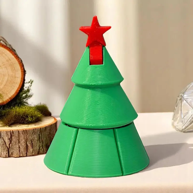 3D Printed Transformable Christmas tree Halloween Desktop Ornament 3d Printed Animals living room Home Office Christmas Gifts