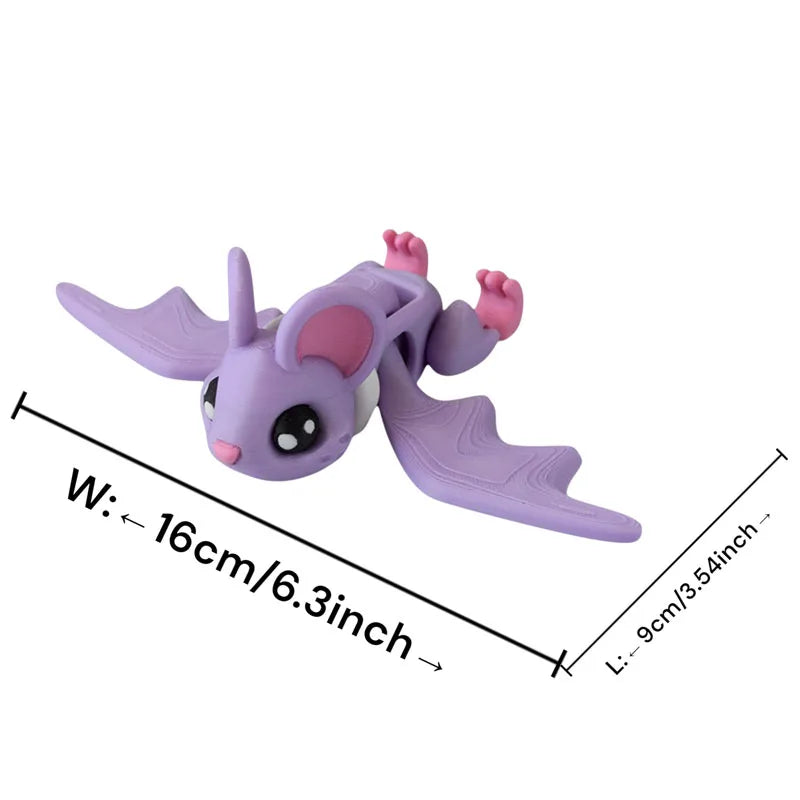 3D Printed flying squirrel Halloween Desktop Ornament 3d Printed Animals living room Home Office Craft Printed Christmas Gifts