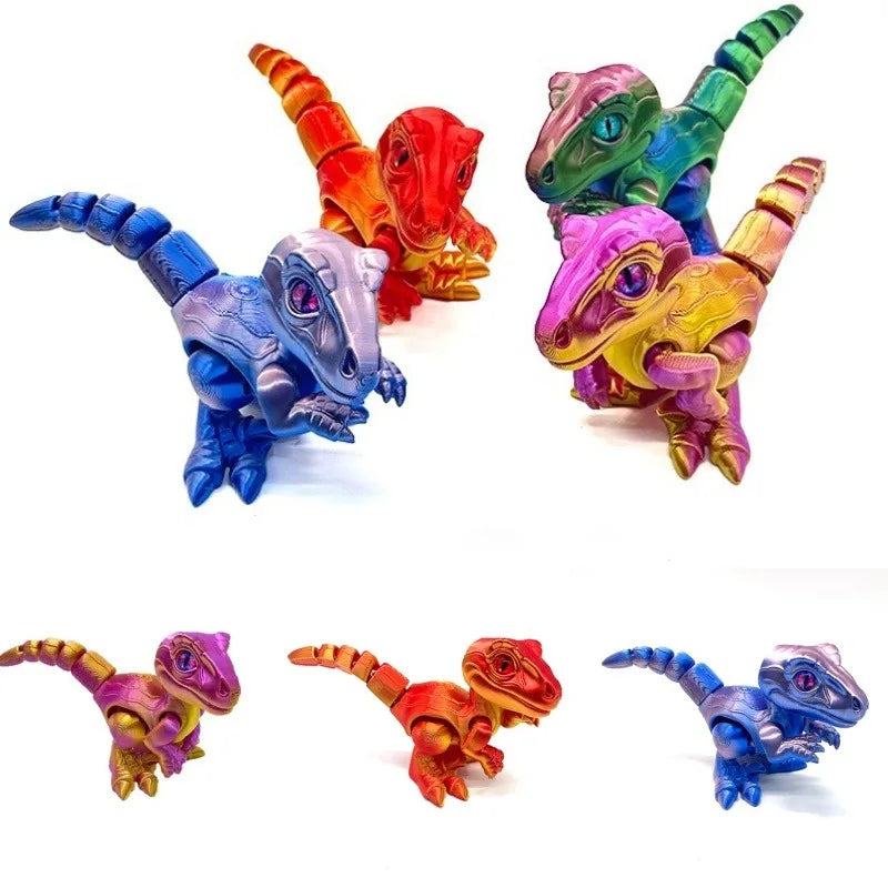 3D Printing Dinosaur Simulation Dinosaur Animal Toy Gift Ornament Decoration Children Gift Home Desktop Decoration Model Toys