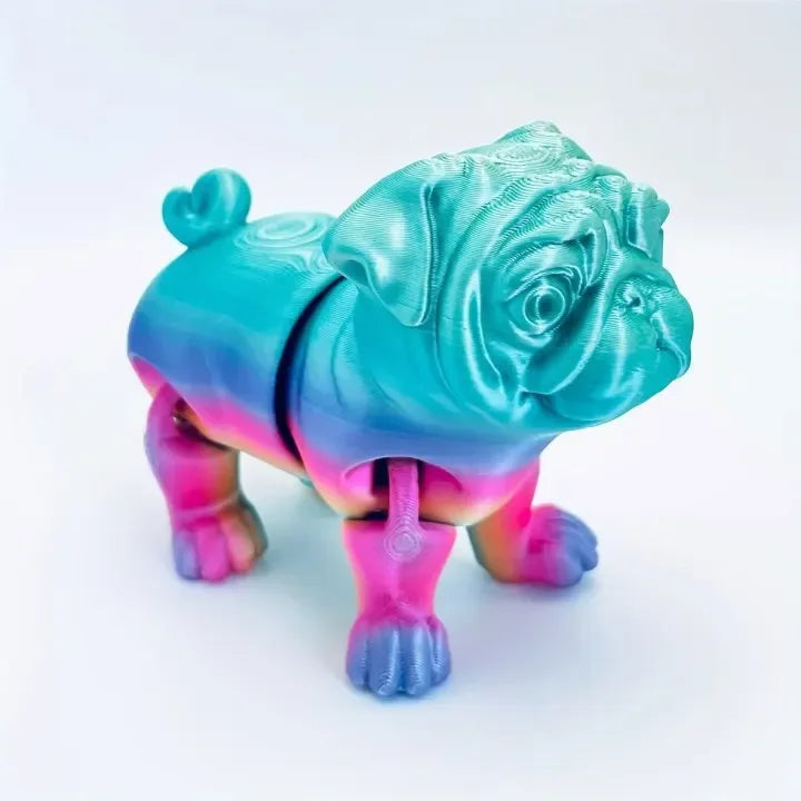 3D Printed Kyoba Dog Trendy Figurines, Internet-famous Stress-relieving Toys, Decorative Items, Ornaments &Gifts Christmas Gifts