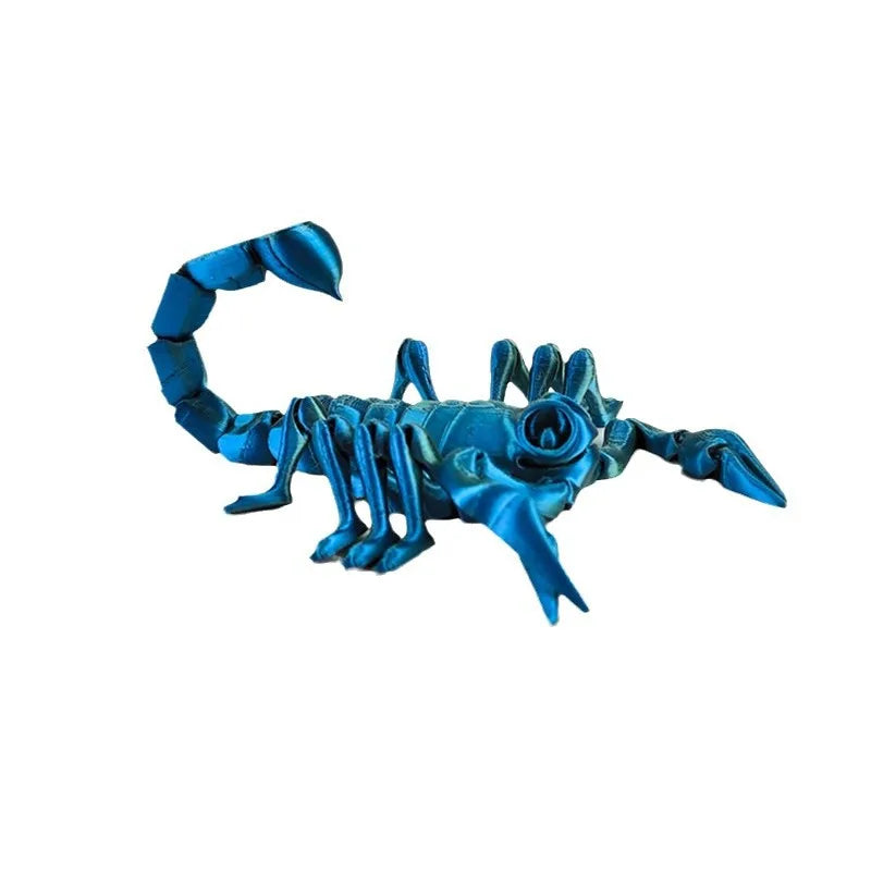 3D Printing Animal Scorpion Tail Limbs Movable Joints Halloween Christmas Decorations Ornaments Toys for Desktop Decoration