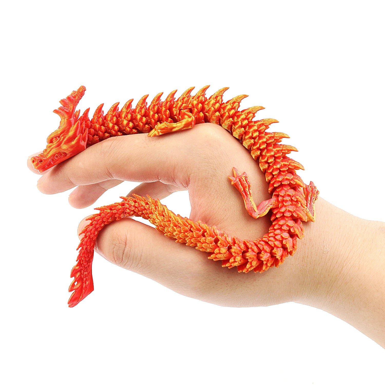 3D Printing Stereoscopic Dragon Desktop Pendant 3D Printing Stress Relieving Toy Joint Flexibly Swinging