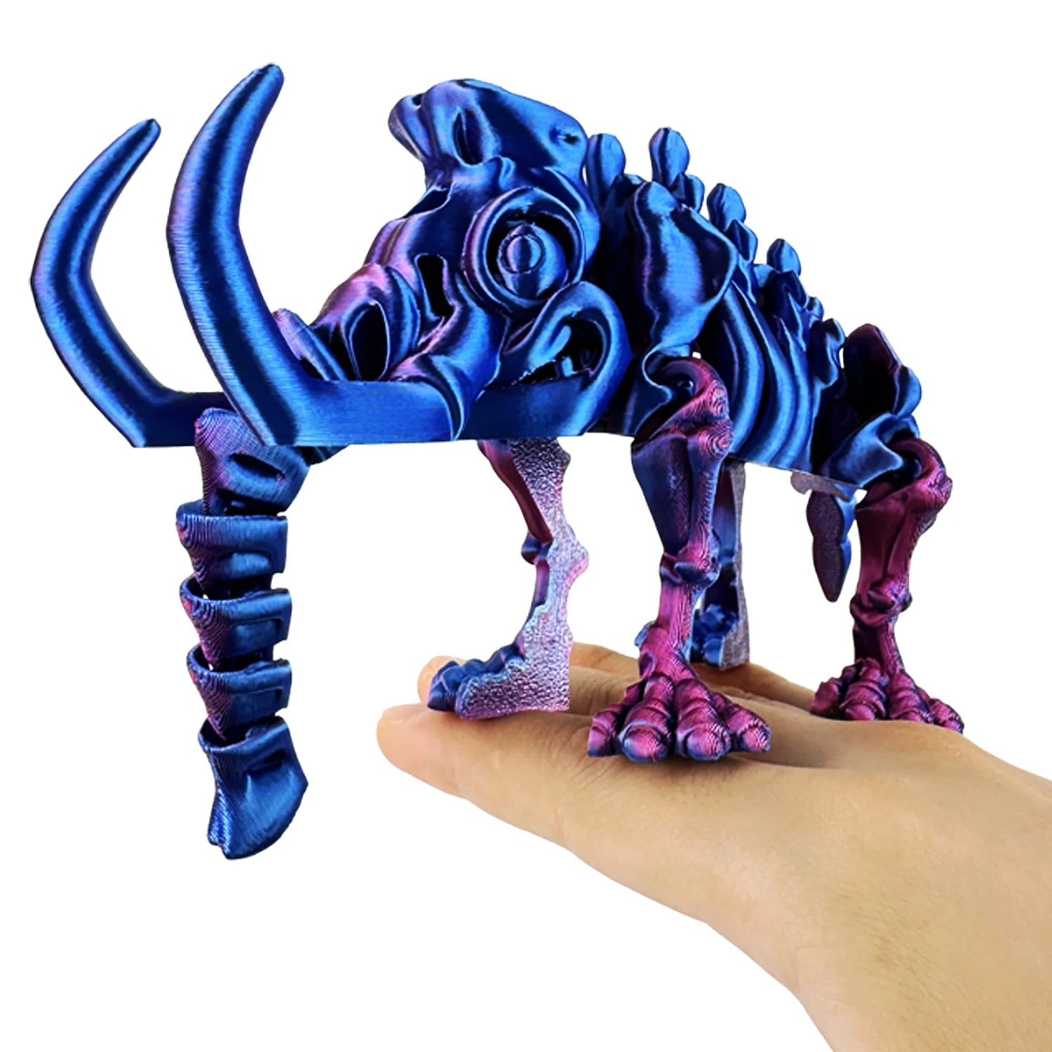 3D Printed Ornament Dinosaur Skeleton Mammoth Model Children's Toy Creative Birthday Gift