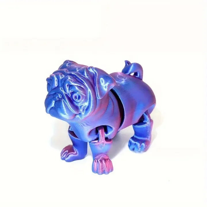 3D Printed Kyoba Dog Trendy Figurines, Internet-famous Stress-relieving Toys, Decorative Items, Ornaments &Gifts Christmas Gifts