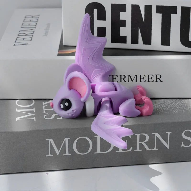 3D Printed flying squirrel Halloween Desktop Ornament 3d Printed Animals living room Home Office Craft Printed Christmas Gifts