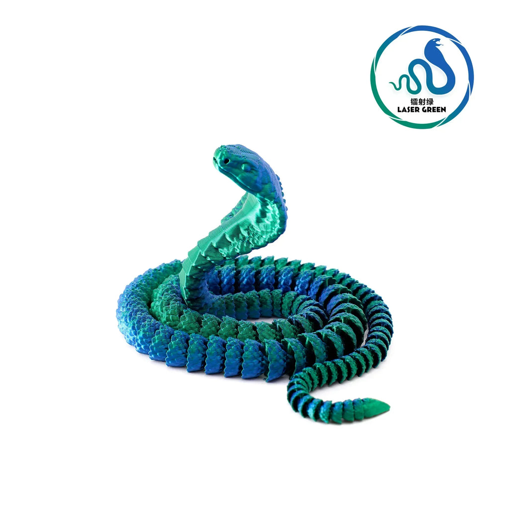 25cm 3D Printed Snake 3D Printed Figure Desk Accessories Toy for Kid 3D Printed Dragon Room Desktop Ornament Office Accessories