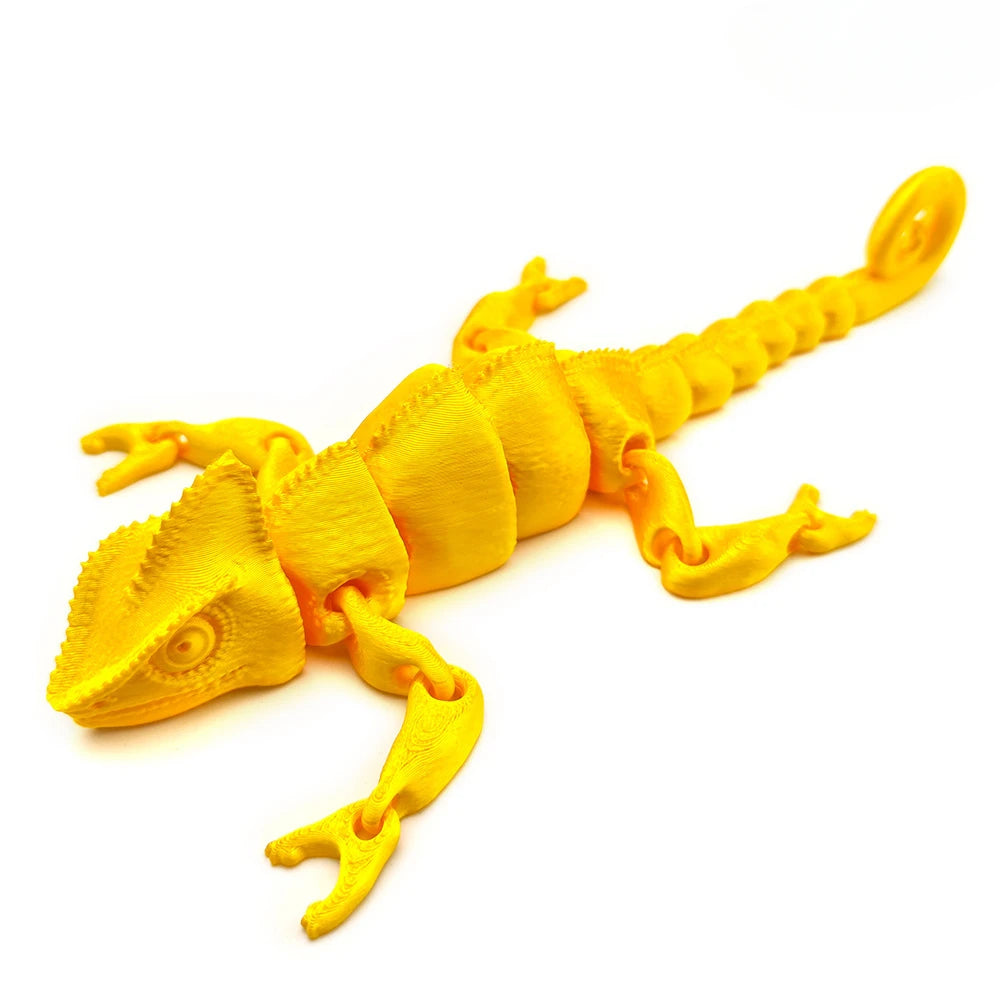 3D Printed Chameleon Tabletop Ornaments, Creative Toys, Animal Ornaments for Home Decoration