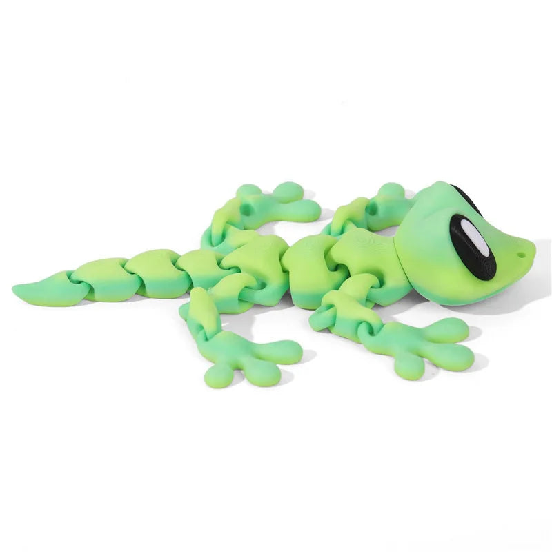 3D Printed Mini Gecko Ornament Desktop Ornament 3d Printed toy Animals Home Office Craft Printed Figures Christmas Gifts