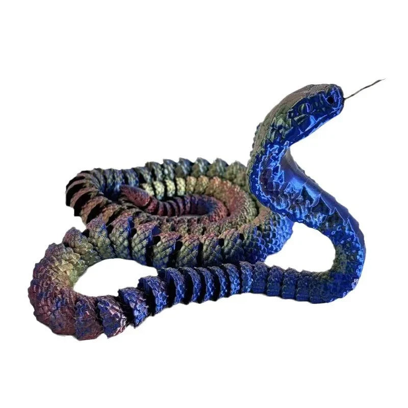 3D Printed Snake Fidget Toys, Flexible Joints, Executive Desk Toys, Home Office Decor, Perfect Gifts for Kids